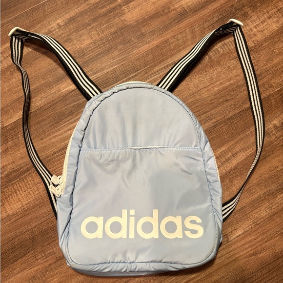 Adidas Light Blue Mini Backpack - Picture 1 of 7